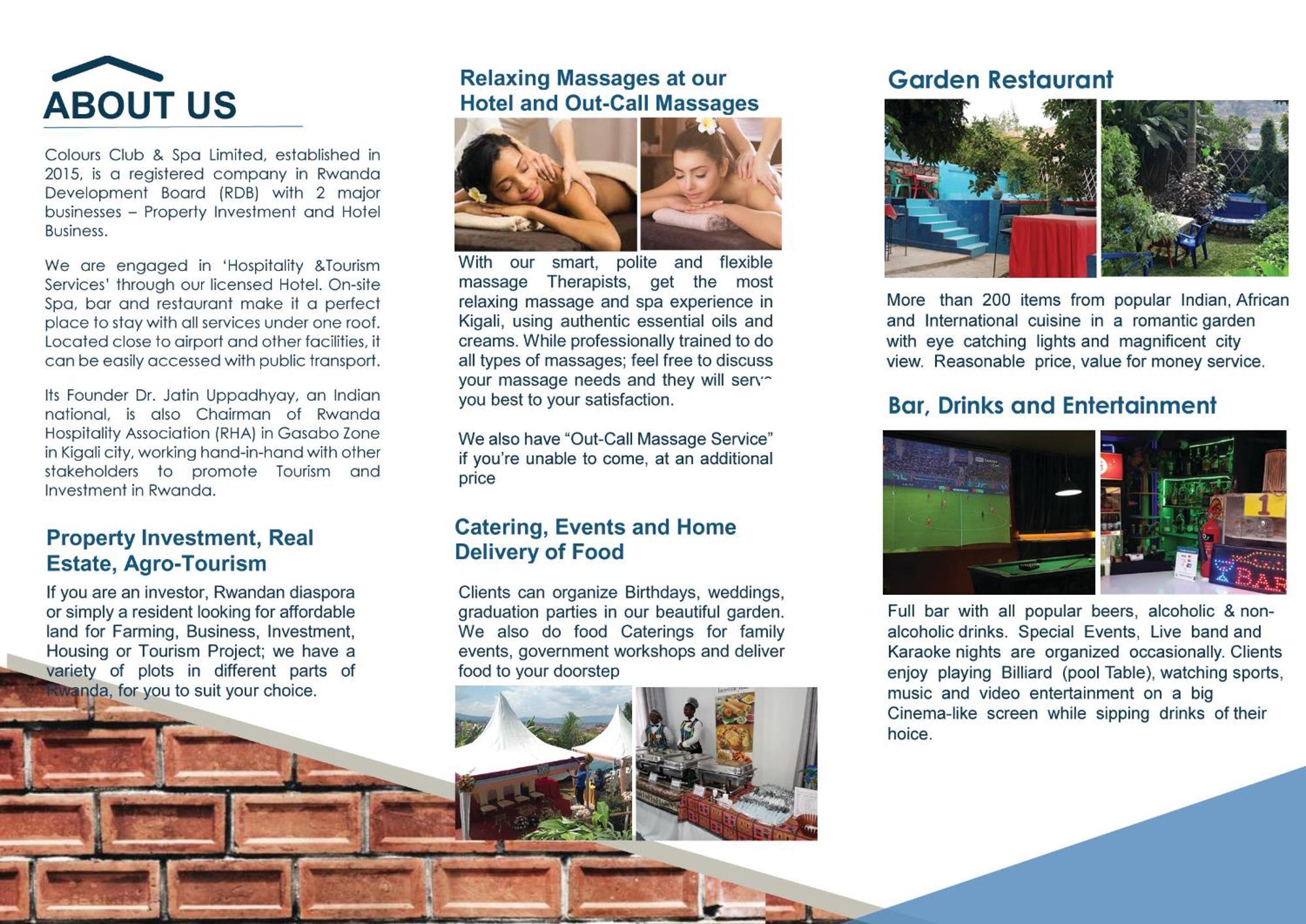 Colours Club And Spa Kigali Ngoại thất bức ảnh